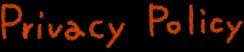Privacy Policy
